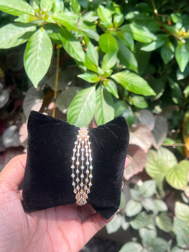 Premium party wear diamond replica openable not sweat proof bracelet product code B141