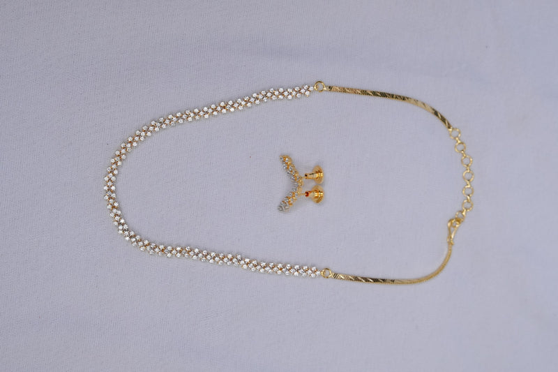 Ensemble de colliers de qualité supérieure finition diamant code produit N90