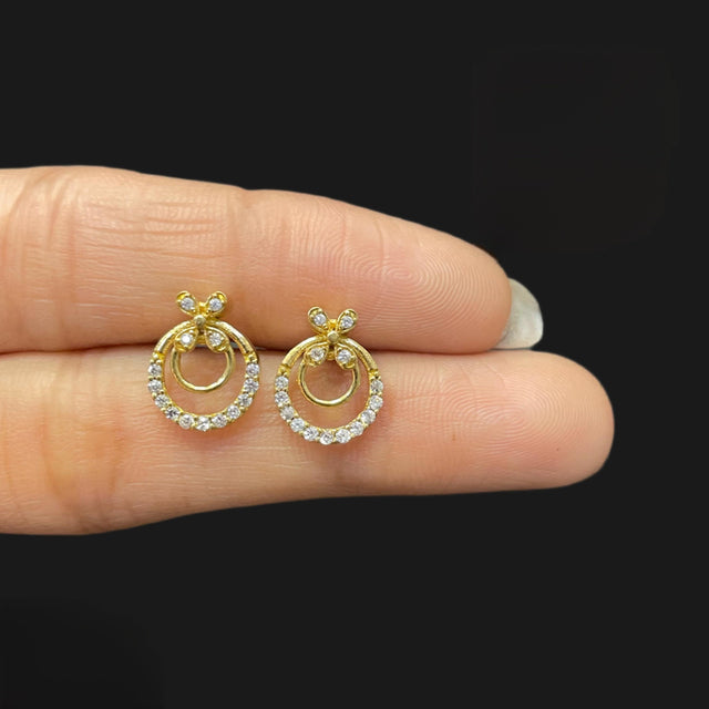 Premium diamond finishparty wear studs product code E29